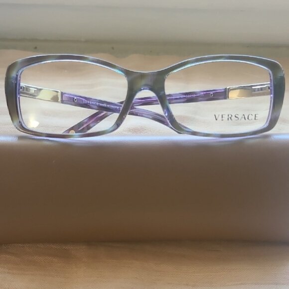 NEW & AUTHENTIC GLASSES VERSACE MODEL 3140, SIZE 52-15-135, COLOR 873 - Picture 1 of 3